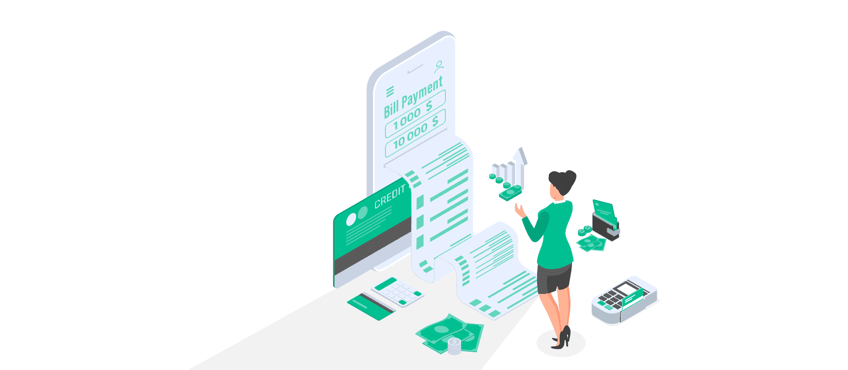 Bill Payments view in the RentVite app