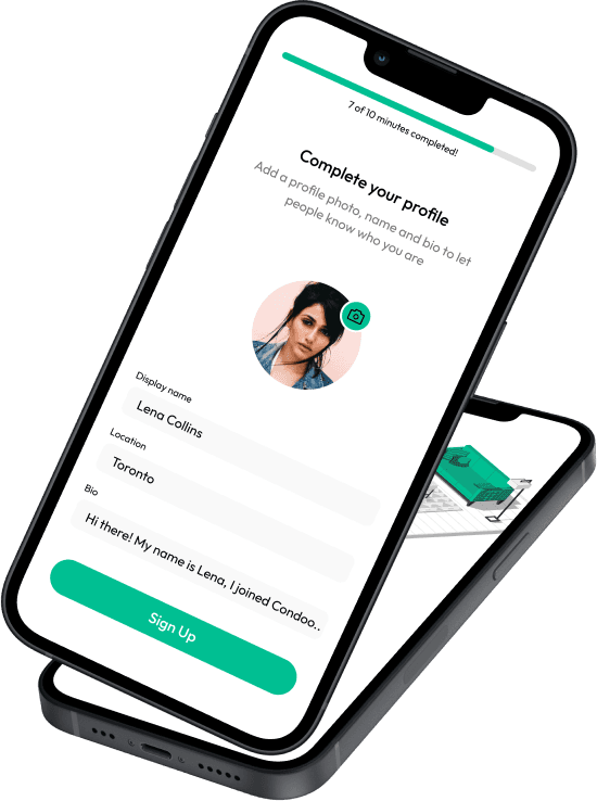 Owner profile in the RentVite app